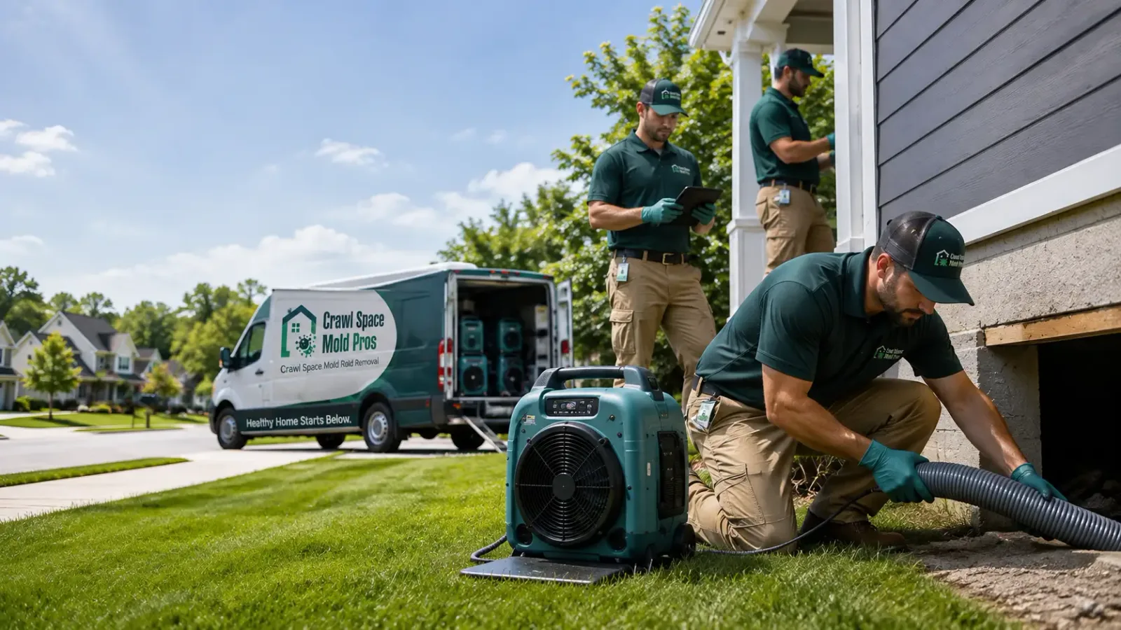 Crawl Space Mold Removal in Argusville, ND